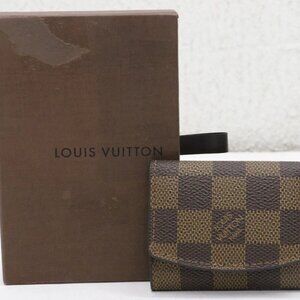 Louis Vuitton Damier Ebene Pattern Card Holder